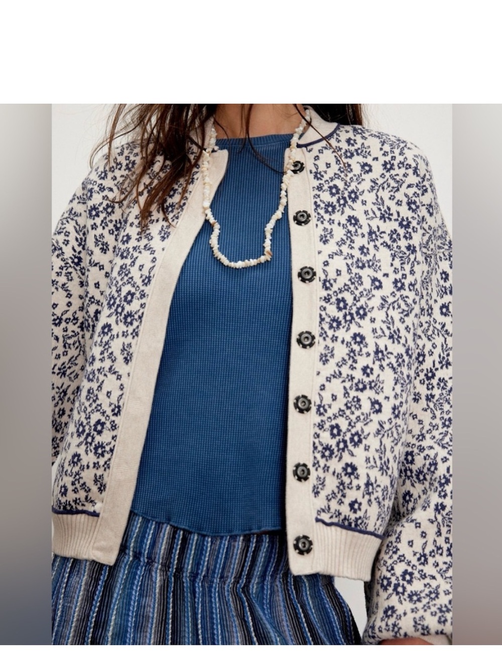 We the free Maine Bomber cardigan - Picture 3 of 6